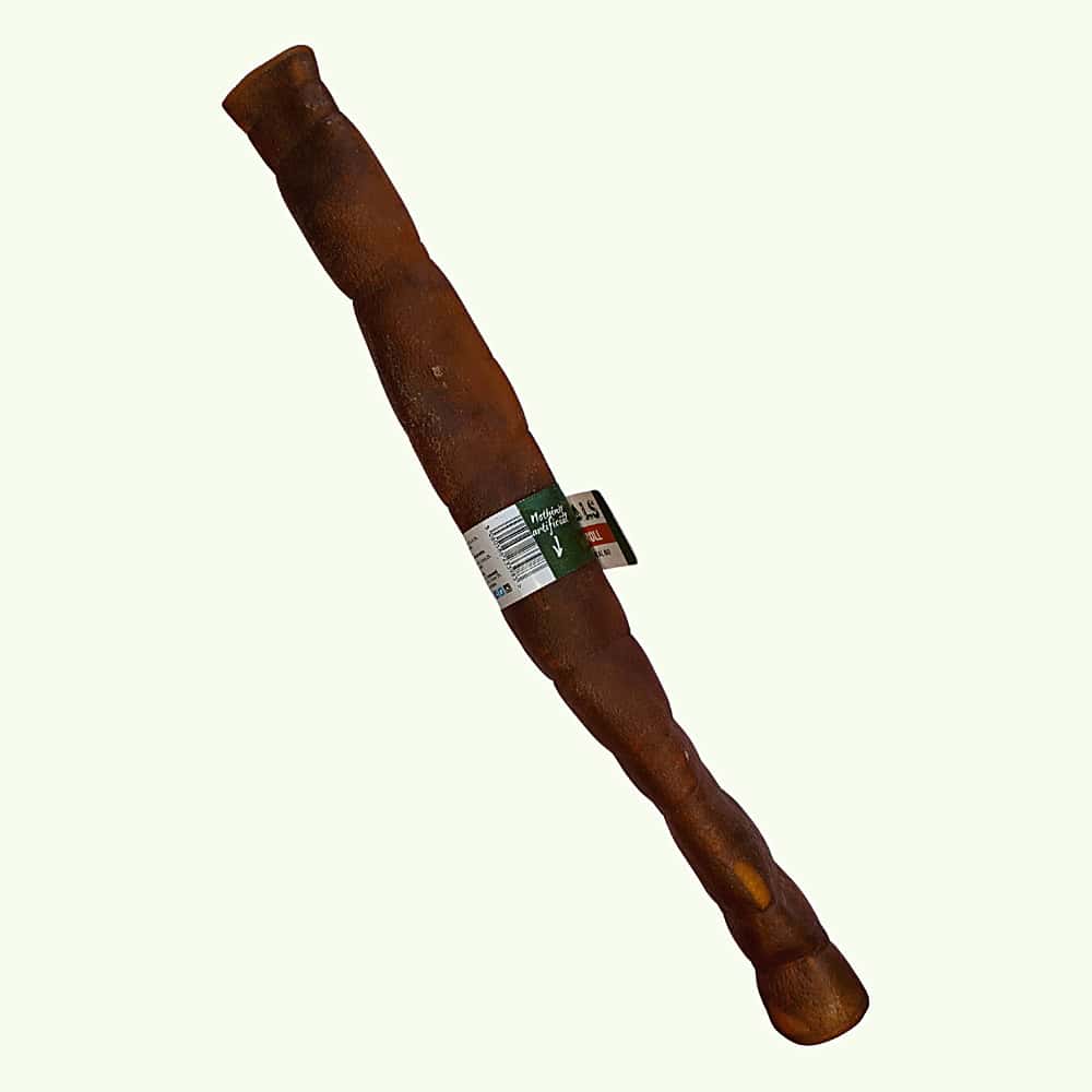 A large camel skin roll laid on a diagonal, approximately 40 to 45cm long, showing the tightly rolled camel skin